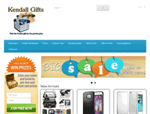 Tablet Screenshot of kendallgifts.com